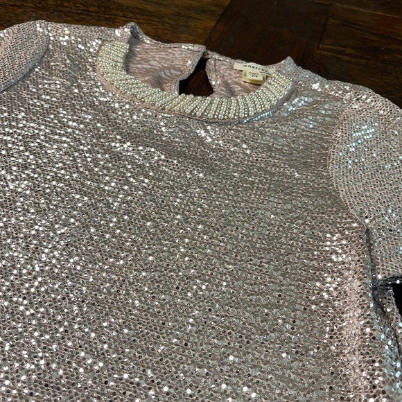 Girls Sparkly Sequins Blouse (0023) - Picture 2 of 3